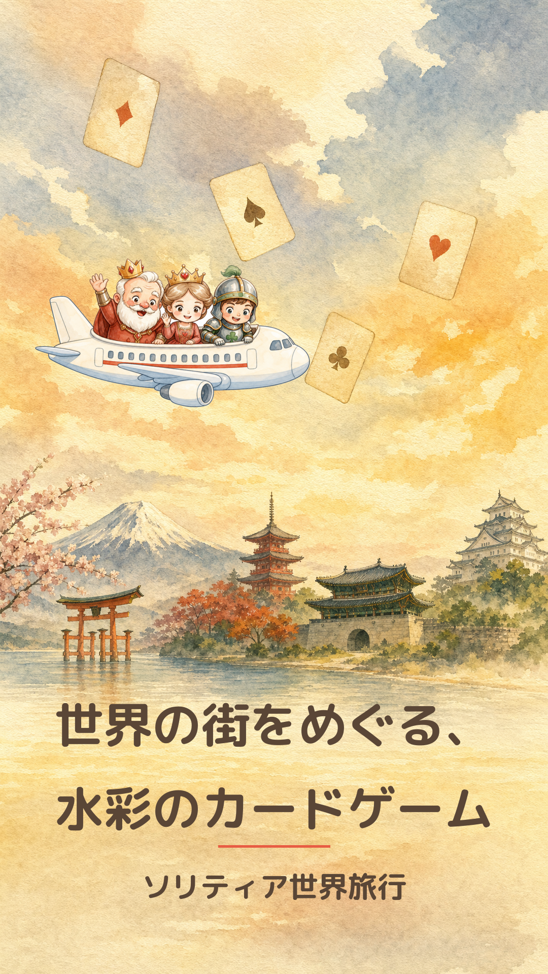 ソリティア世界旅行のキービジュアル